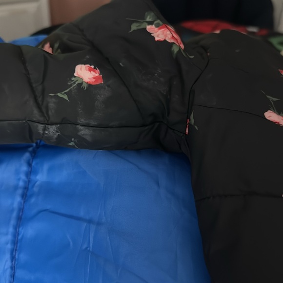 Pink Flower Little Girls Ski Bibs & Jacket - Picture 15 of 15